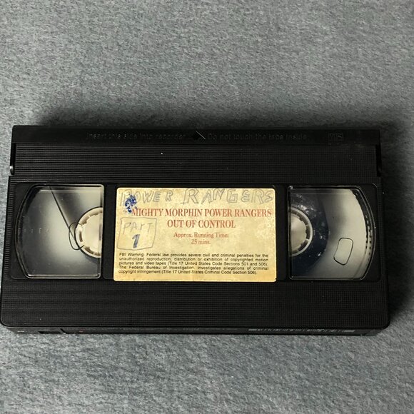 Mighty Morphin Power Rangers Part 1 - Out of Control - VHS - Green With Evil - Picture 1 of 3